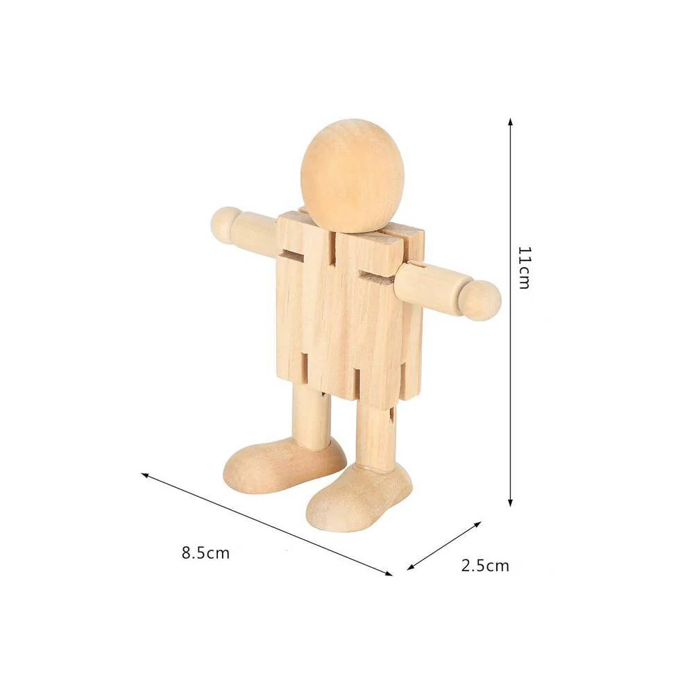 Maniquí de Madera Robot 11 cm Talens - Image 2