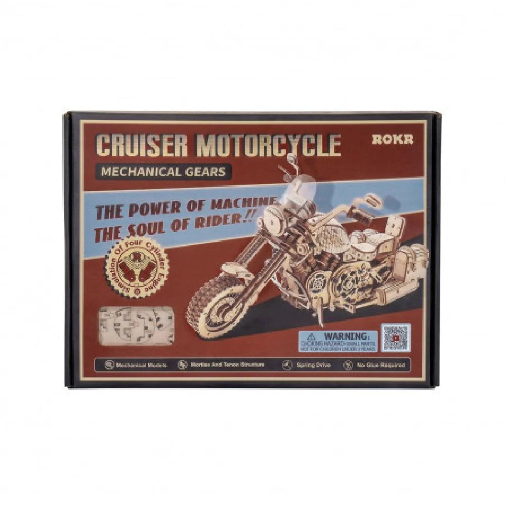 Maqueta Cruiser Motocicleta Mechanical Gears Robotime