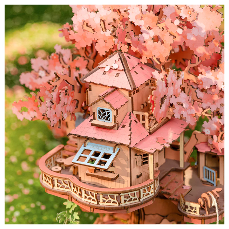 Maqueta Madera Casa del Árbol Sakura Robotime - Image 2