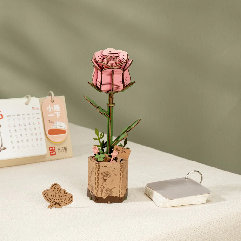 Maqueta Madera Rosa Rosa Robotime - Image 2