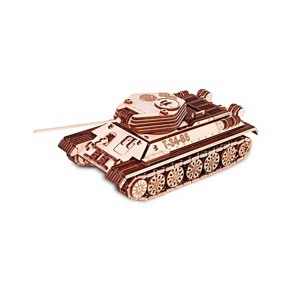 Maqueta Madera Tanque T-34 85 Eco-Wood-Art