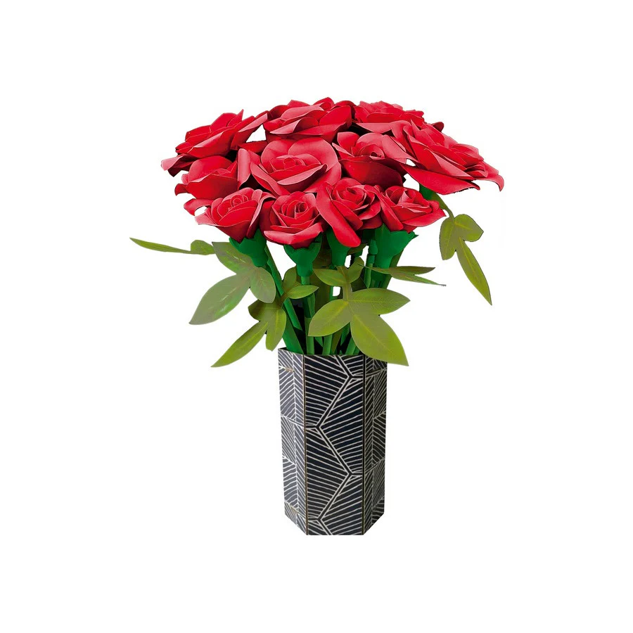 Maqueta Rosas Floral Art + Regalo Puzzle Educa - Image 4