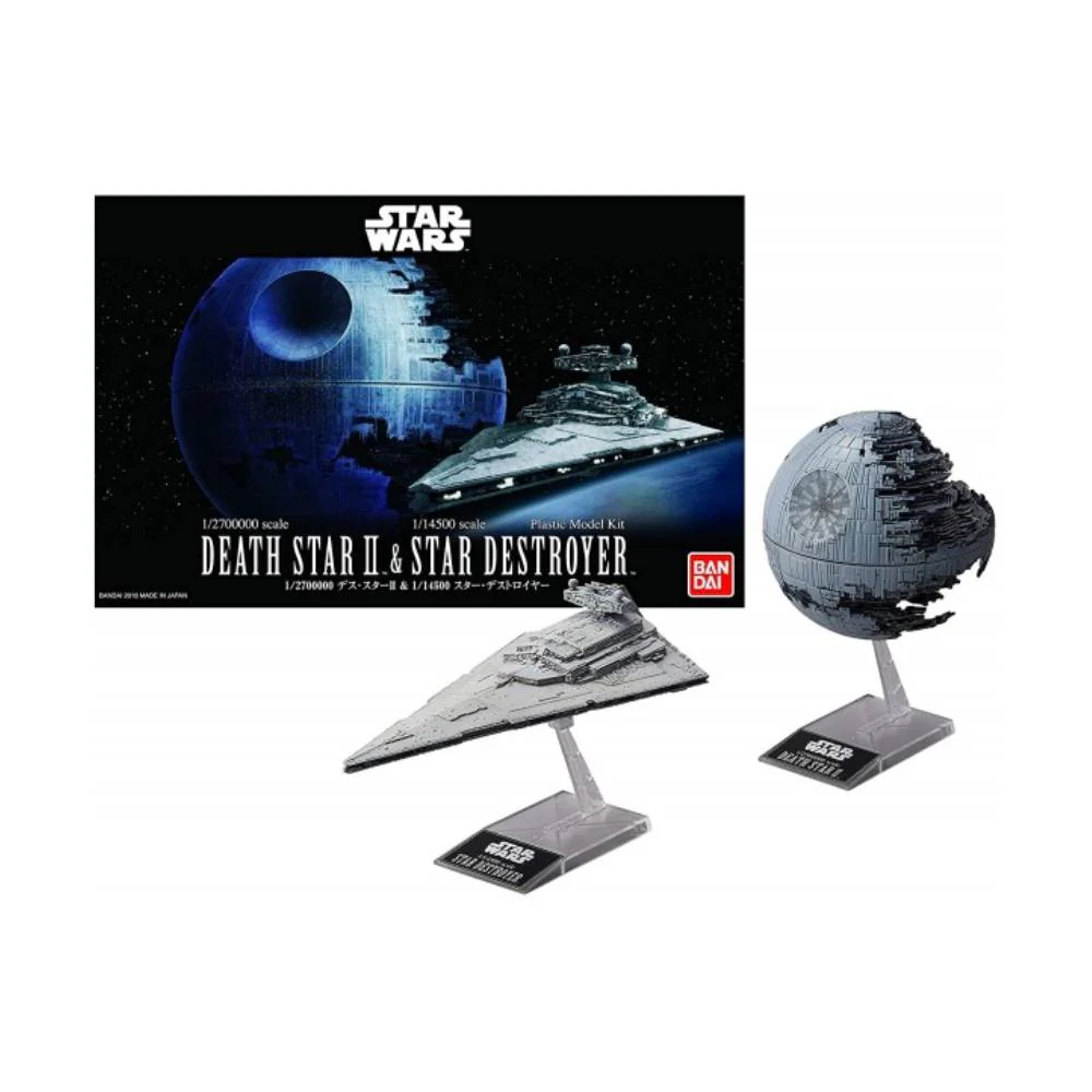 Maqueta Star Wars Death Star II y Star Destroyer