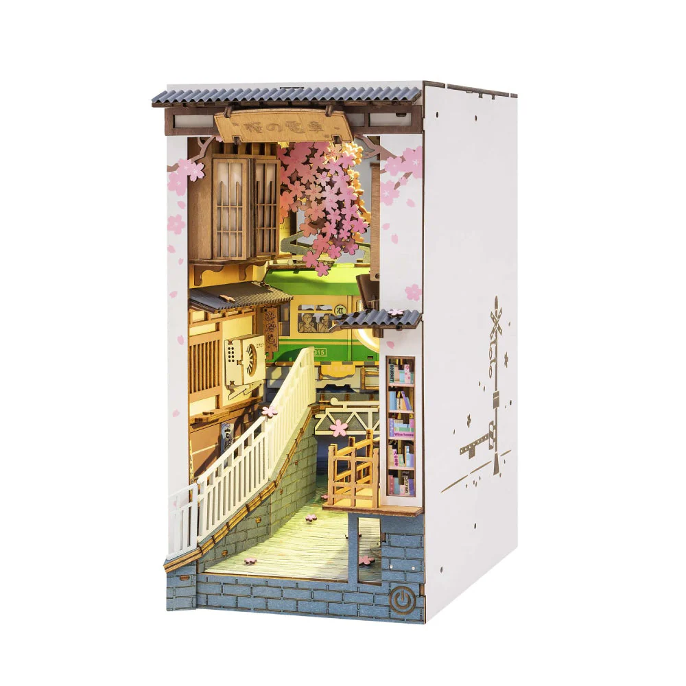 Maqueta Sujetalibros Sakura Densya Robotime