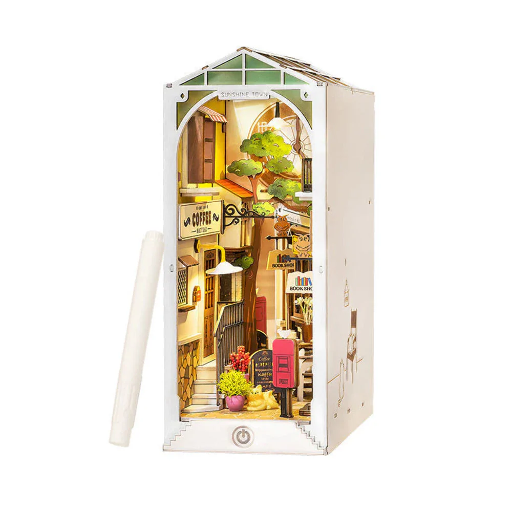 Maqueta Sujetalibros Sunshine Town Robotime - Image 8