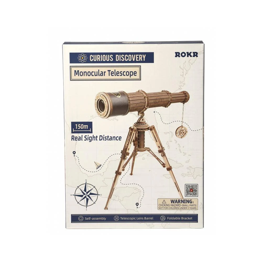Maqueta Telescopio Monocular Curious Discovery Robotime - Image 3