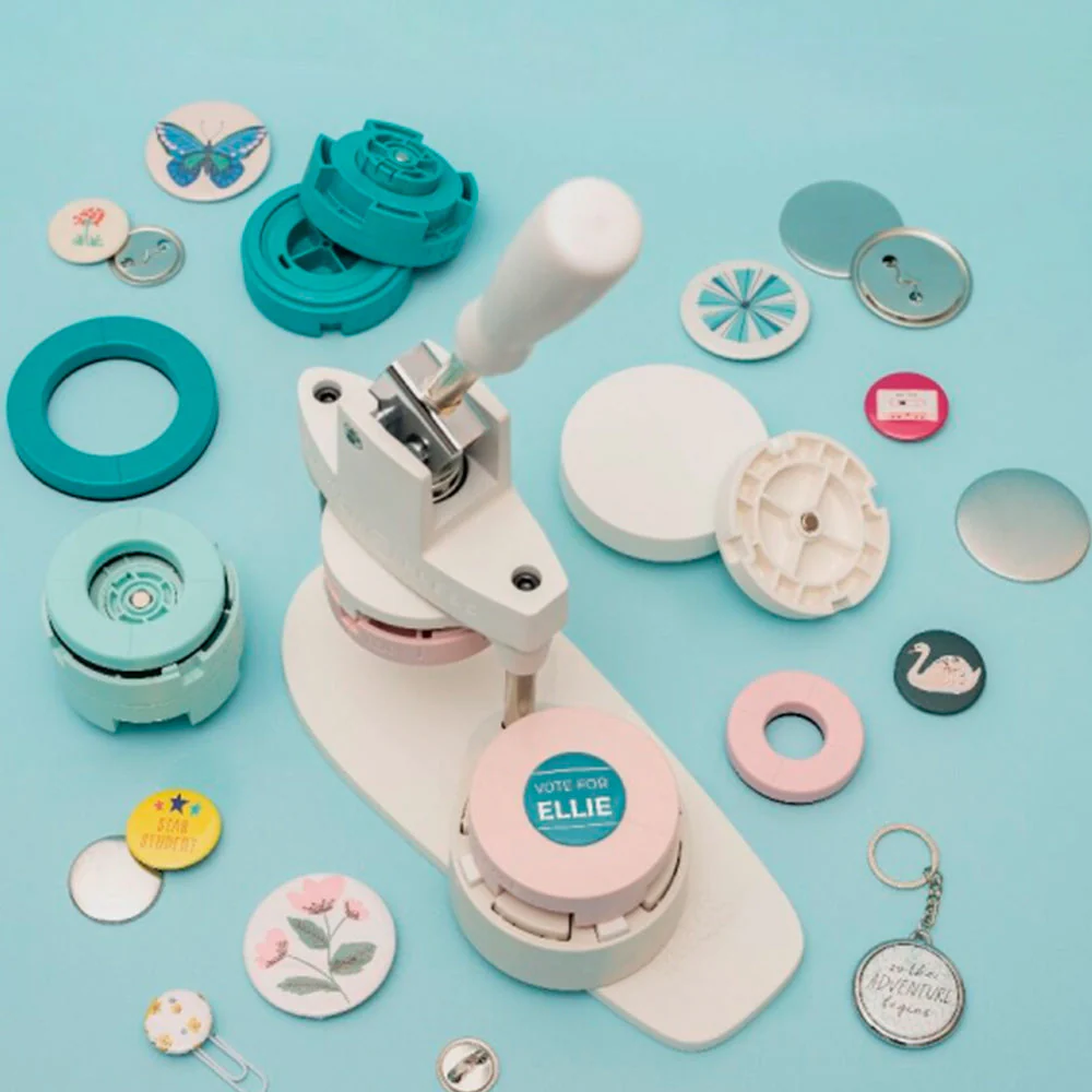Máquina Completa Chapas Button Press We R Makers - Image 4