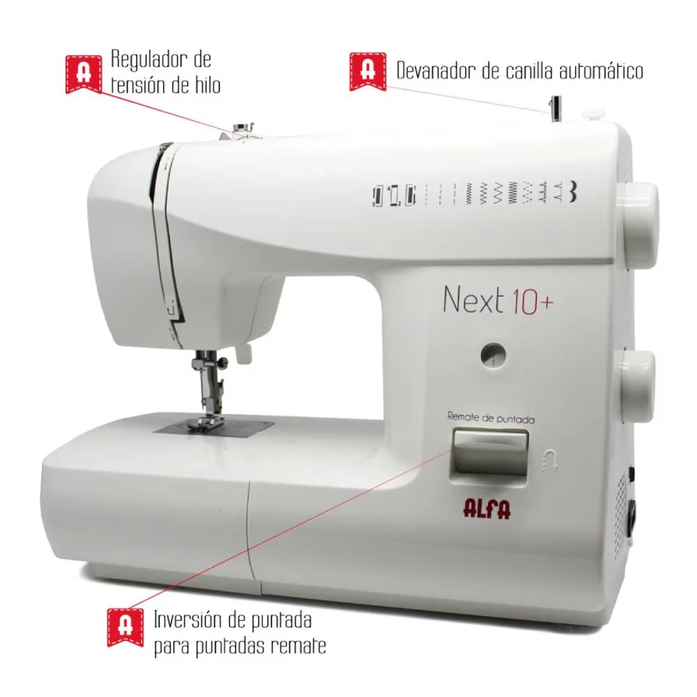 Máquina de Coser Alfa 10 Next Plus - Image 8