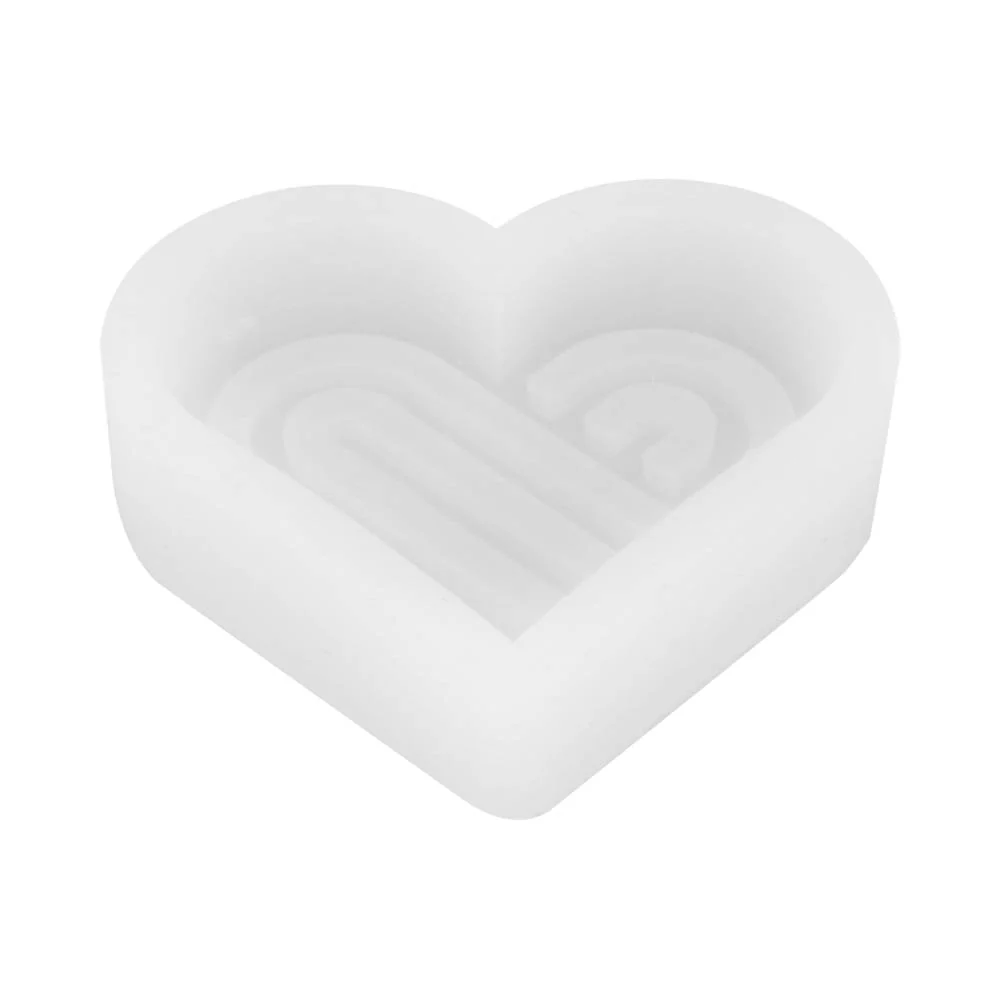 Molde Silicona Vela Corazón Plano Artemio - Image 3