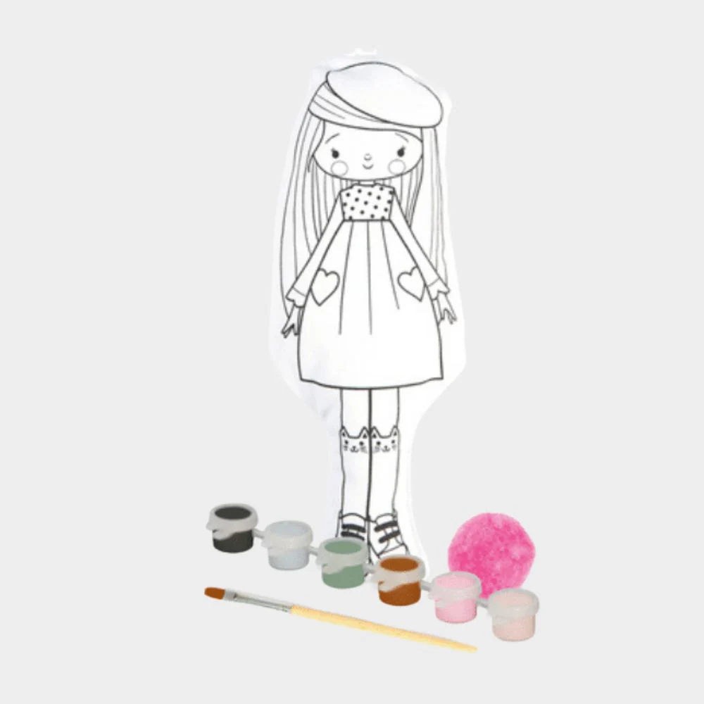 Muñeca Para Pintar Lisa Avenue Mandarine - Image 3