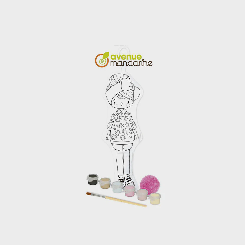 Muñeca para Pintar Olivia Avenue Mandarine - Image 3
