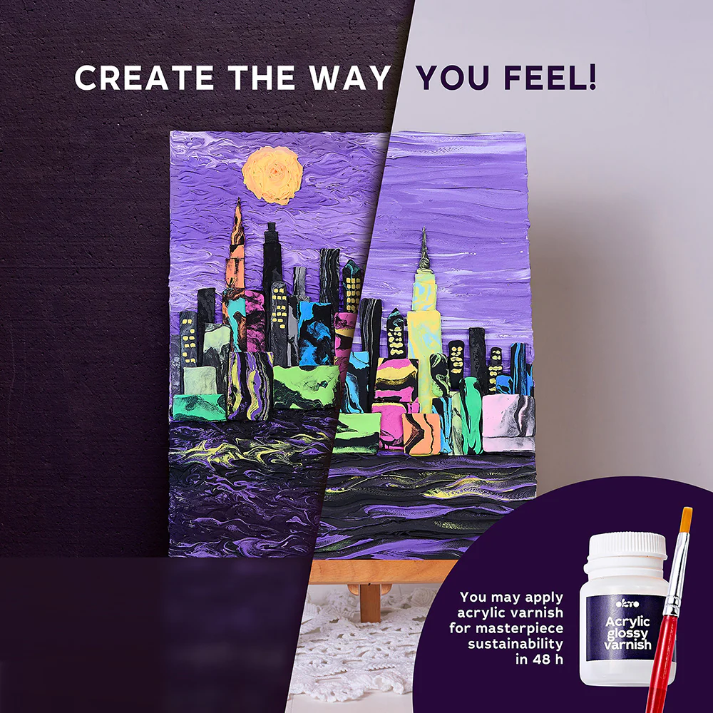 Pintura con Arcilla 3D Nueva York OKTO - Image 6