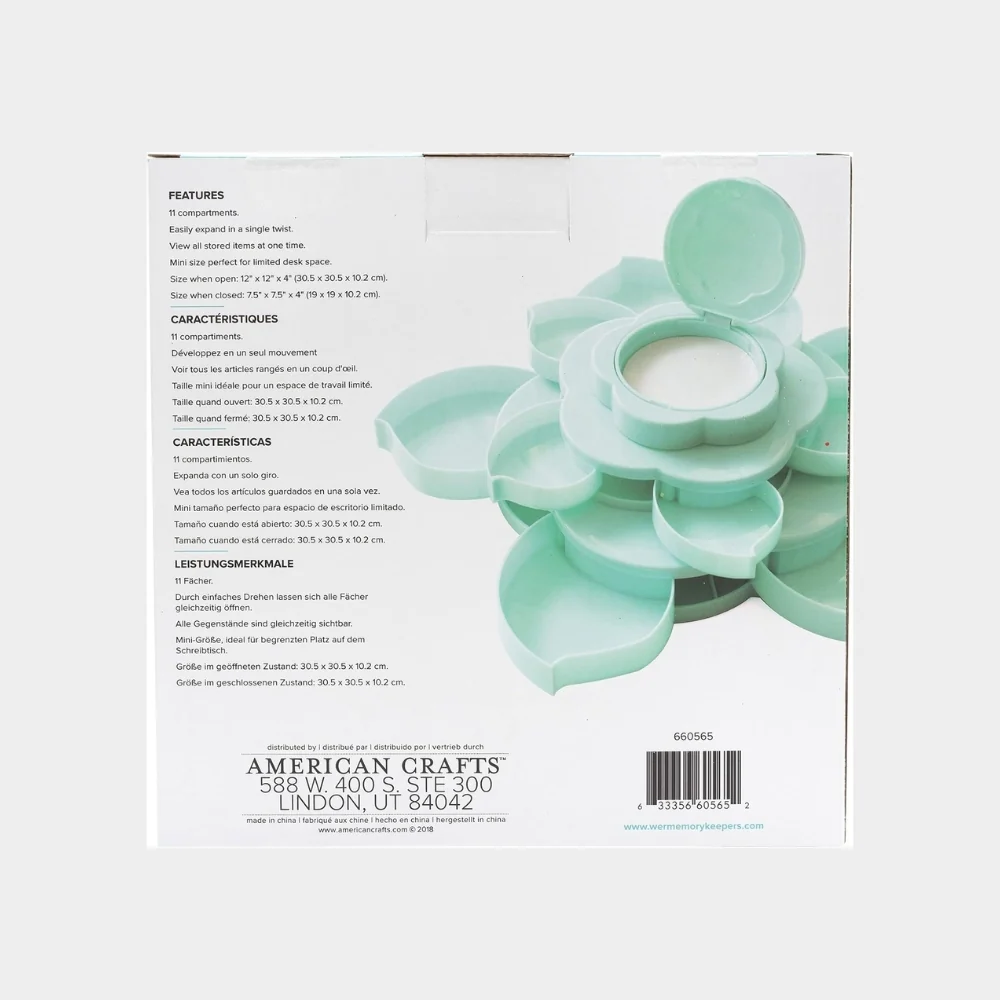 Organizador Mini Bloom Verde Mint We R Makers - Image 7