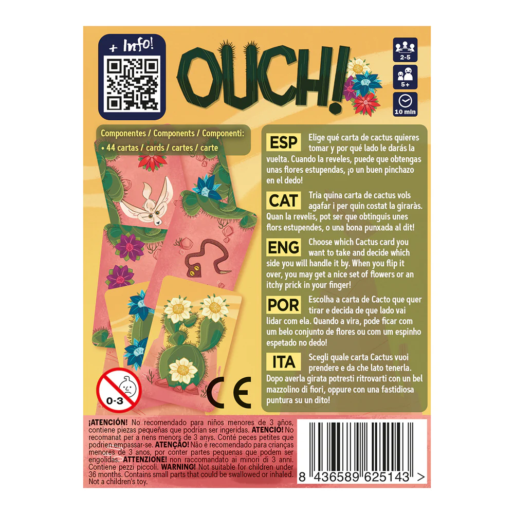 Ouch! Juego de Cartas - Image 3