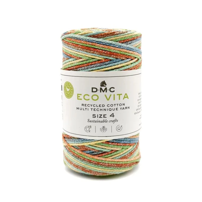 Ovillo Algodón Multicolor Eco Vita 4 DMC - Image 3