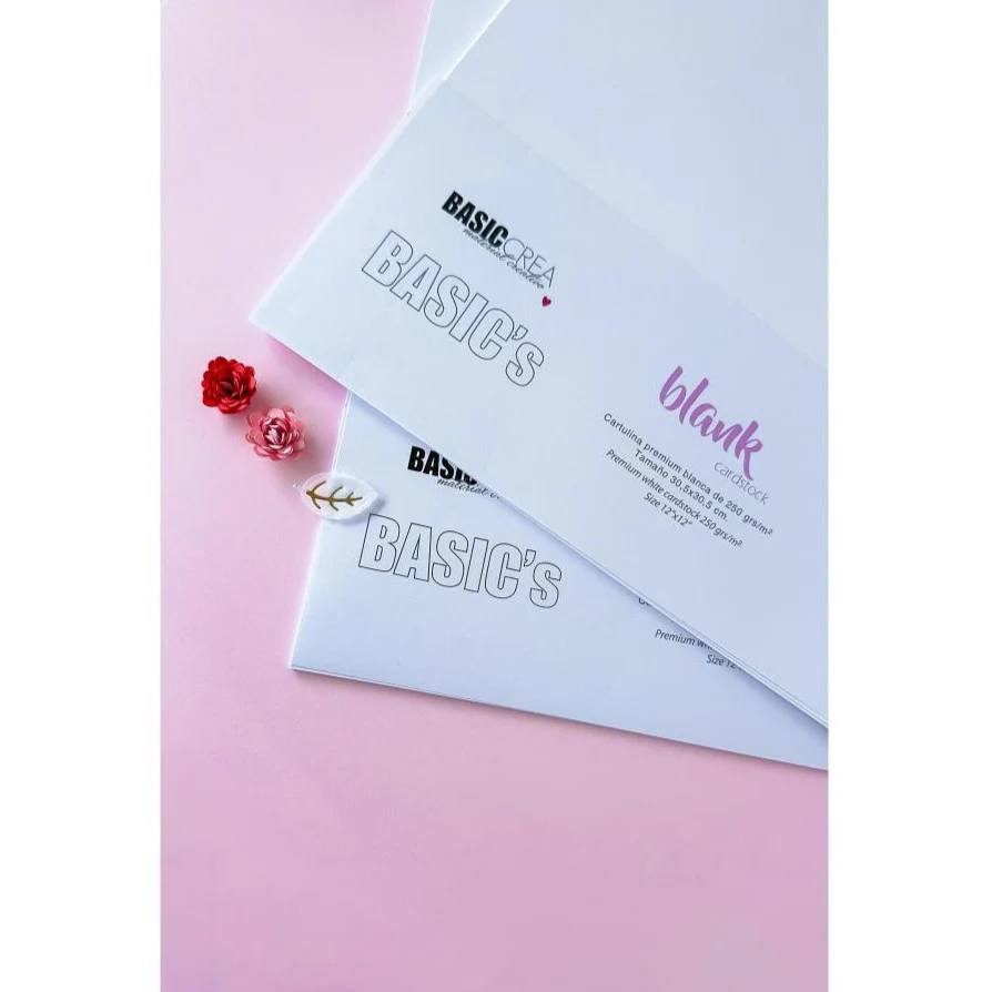 Pack 10 Cartulinas Blancas 30,5cm Basic Crea - Image 2