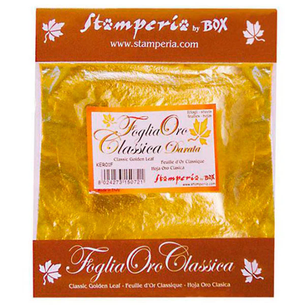 Pack 11 Hojas Pan de Oro Stamperia