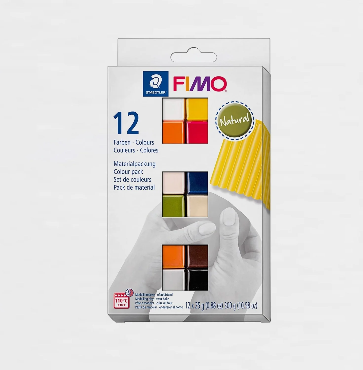 Pack 12 Colores Natural 25gr Fimo - Image 2