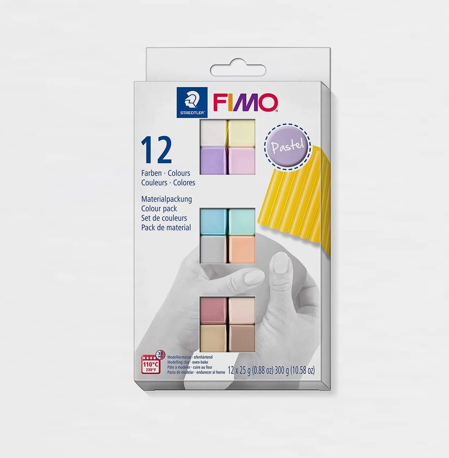 Pack 12 Colores Pastel 25gr Fimo - Image 2
