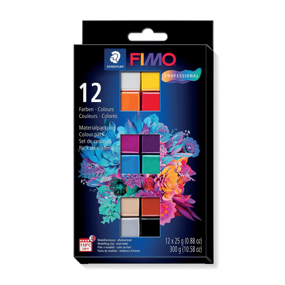 Pack 12 Pastas Modelado 25gr Fimo Professional - Image 2