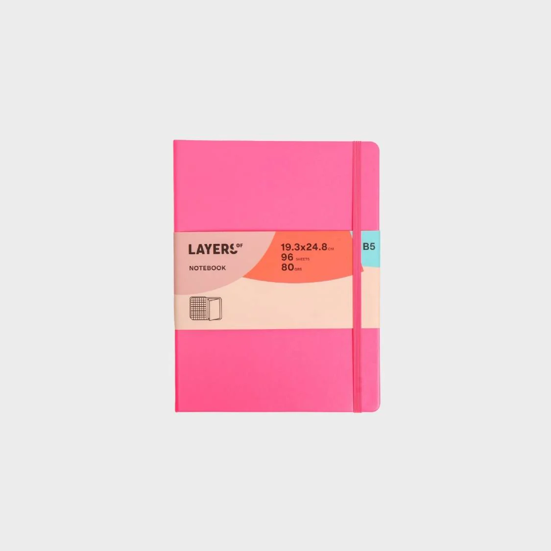 Cuaderno Cuadriculado B5 Layers Of - Image 3