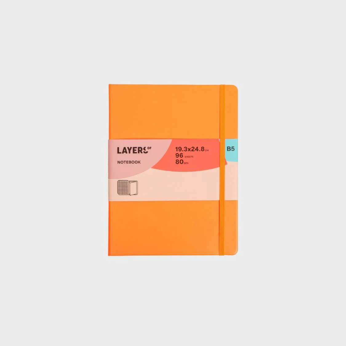 Cuaderno Cuadriculado B5 Layers Of - Image 4