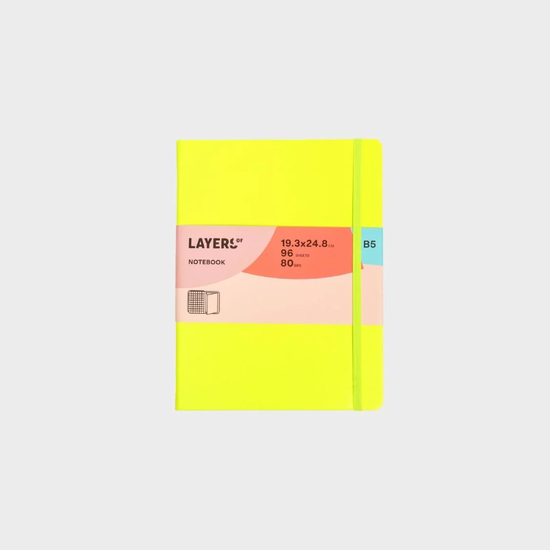 Cuaderno Cuadriculado B5 Layers Of - Image 2