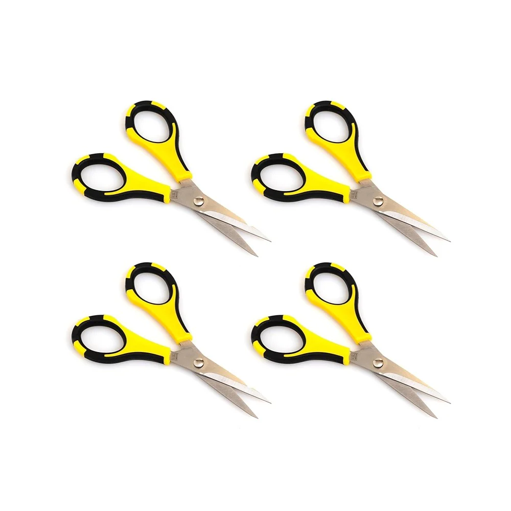 Pack 4 Tijeras Amarillas American Crafts