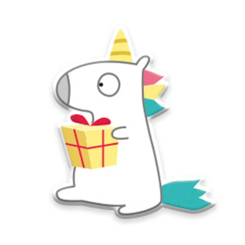 Pack Pegatinas Cumple Unicornio - Image 3