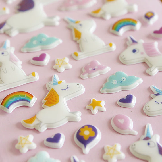 Pack Pegatinas Unicornios 42uds - Image 3