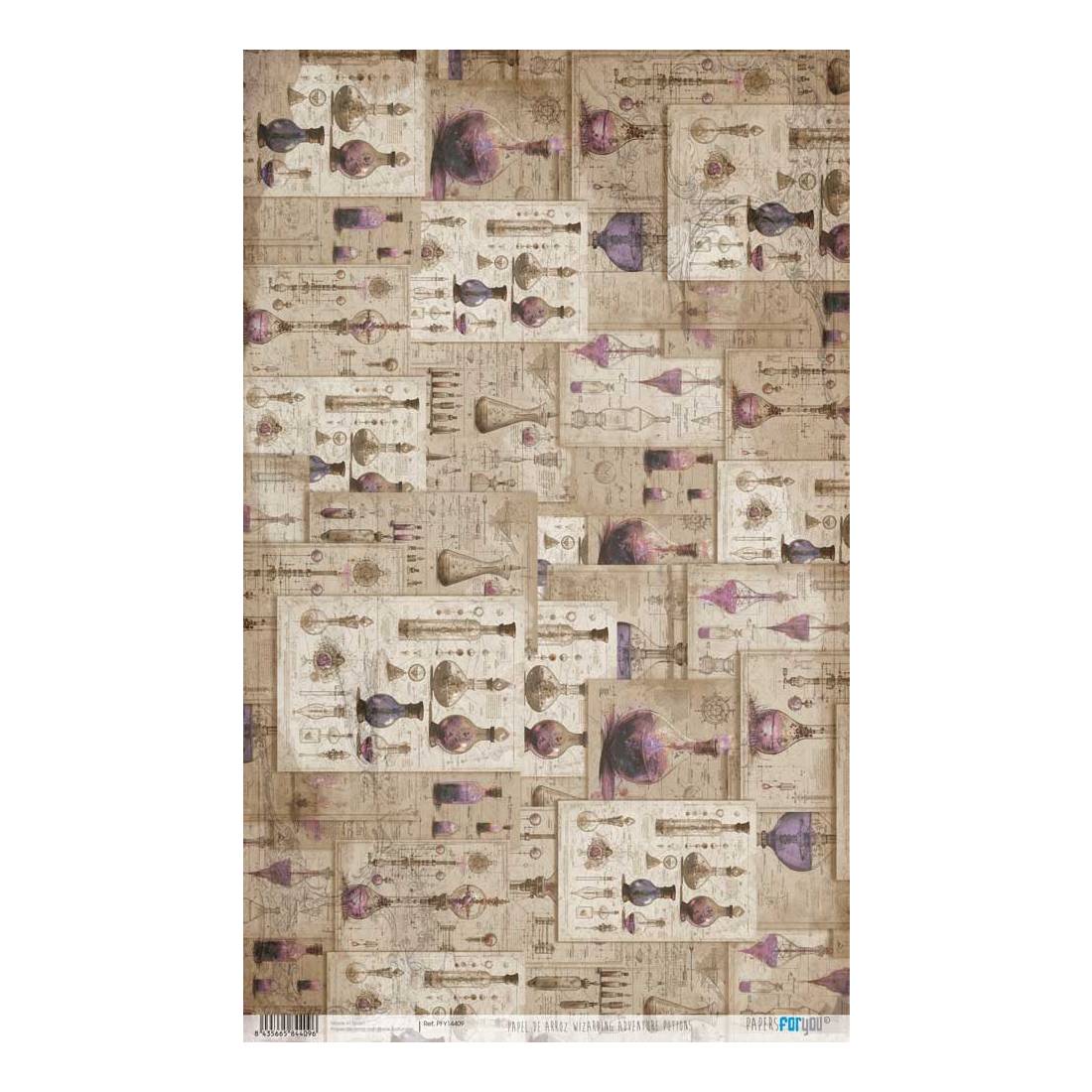 Papel de Arroz 54x33 cm Wizarding Adventure III Papers For You - Image 15