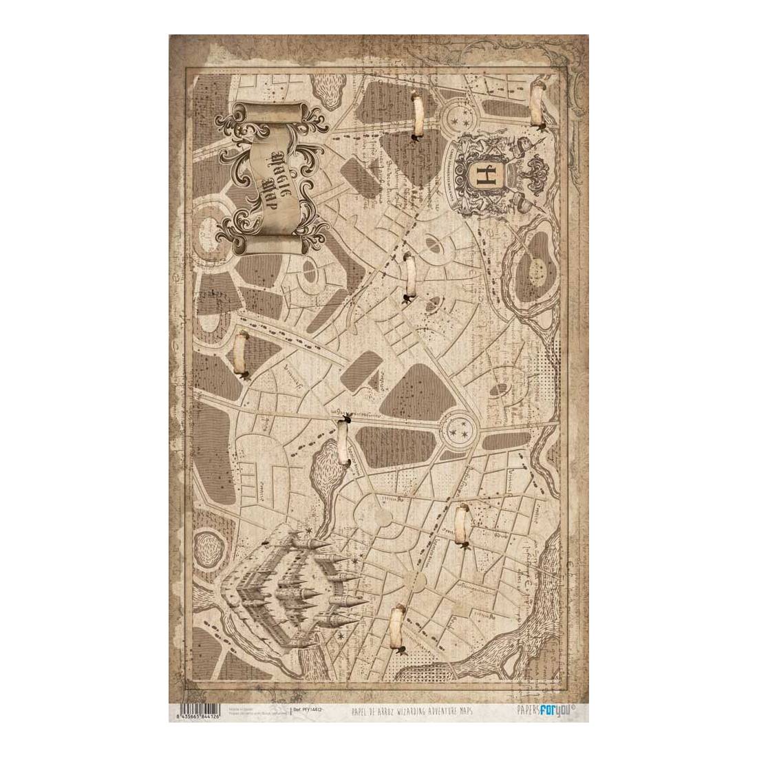 Papel de Arroz 54x33 cm Wizarding Adventure III Papers For You - Image 17