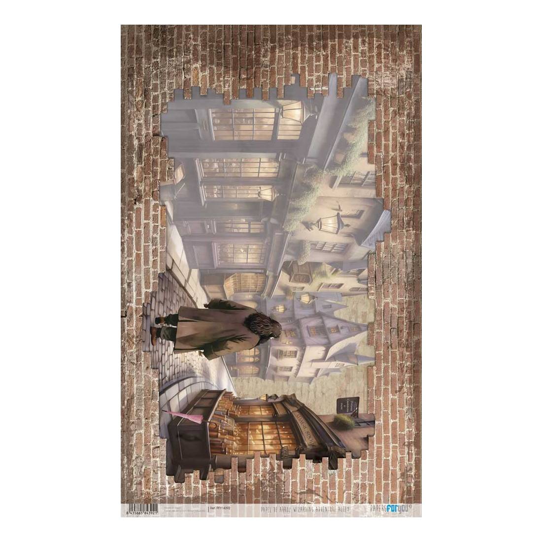 Papel de Arroz 54x33 cm Wizarding Adventure III Papers For You - Image 3