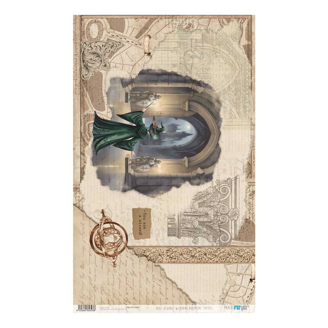 Papel de Arroz 54x33 cm Wizarding Adventure III Papers For You - Image 4