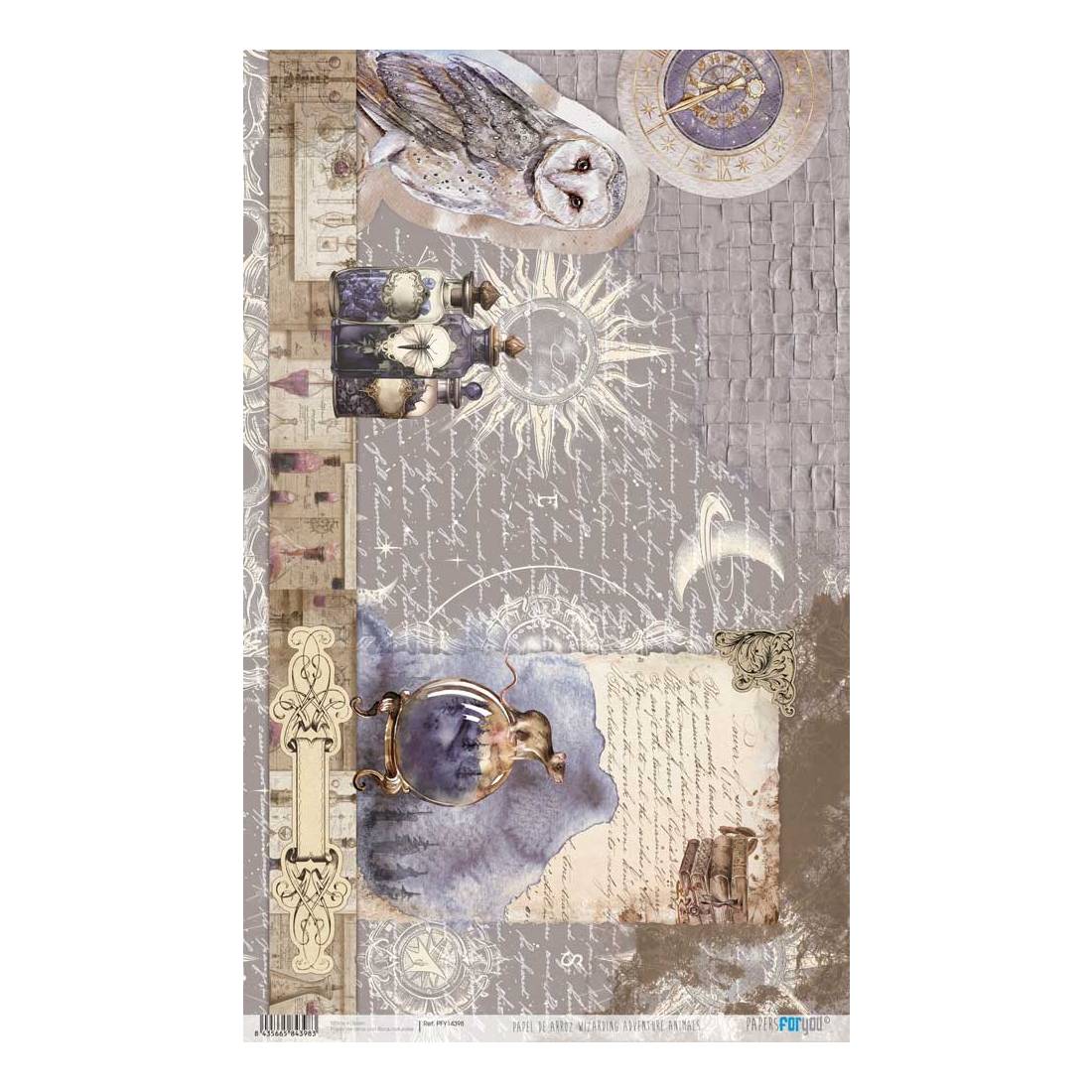 Papel de Arroz 54x33 cm Wizarding Adventure III Papers For You - Image 8