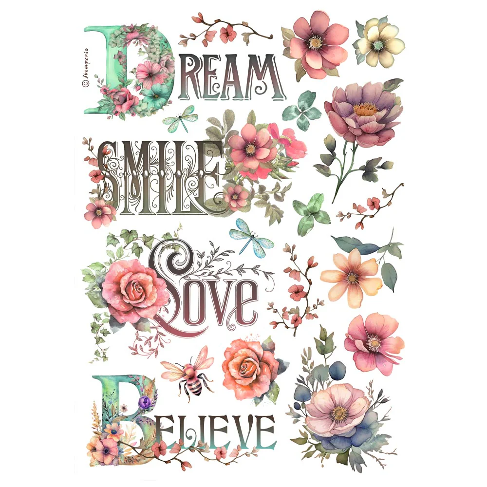 Papel de Arroz A4 Best Sellers Stamperia - Image 11