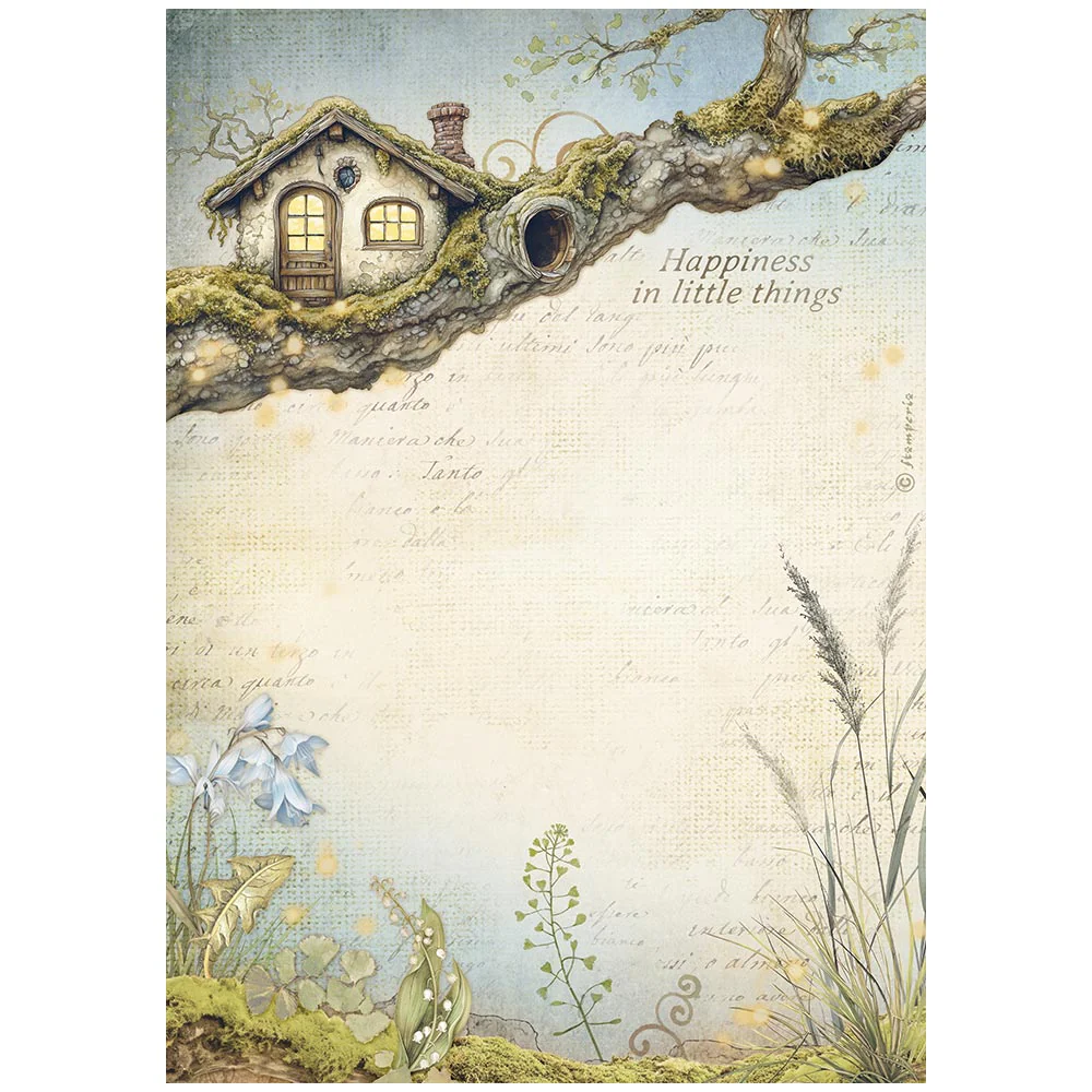 Papel de Arroz A4 Hidden Grove Stamperia - Image 2