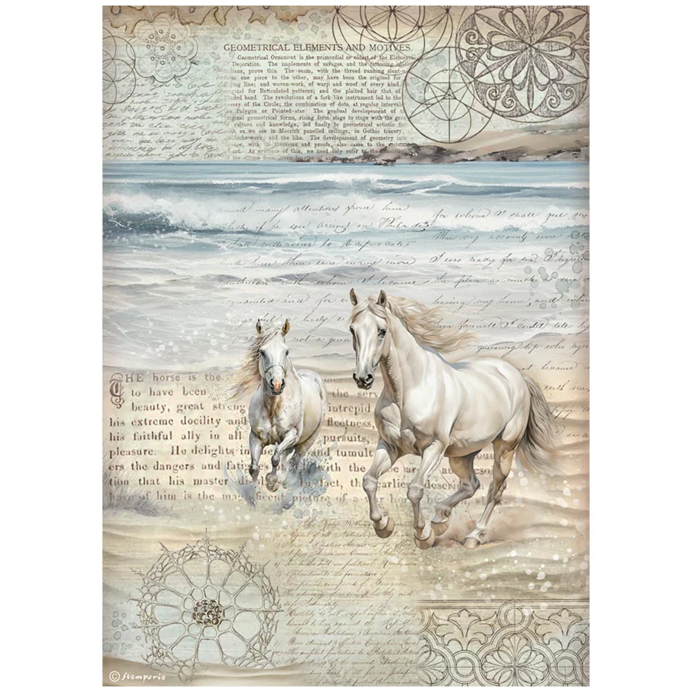 Papel de Arroz A4 Silent Sea Stamperia - Image 2
