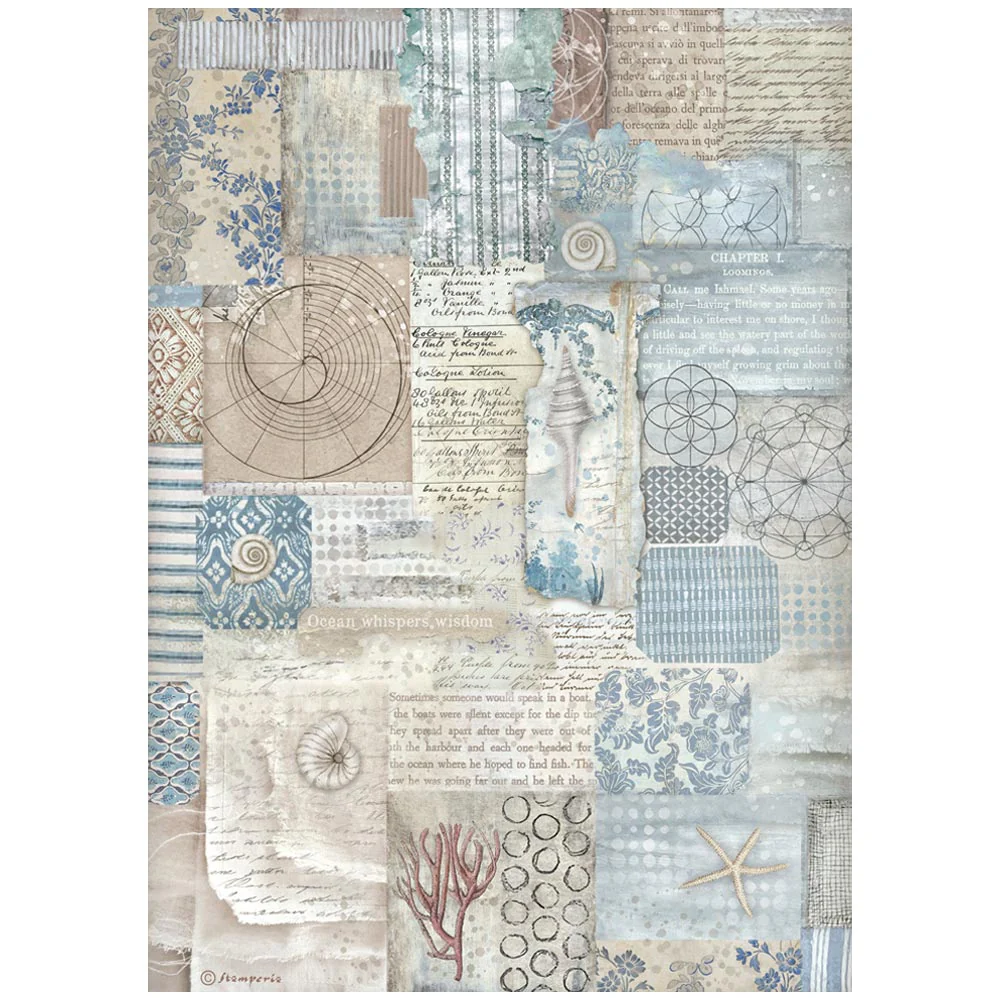 Papel de Arroz A4 Silent Sea Stamperia - Image 4