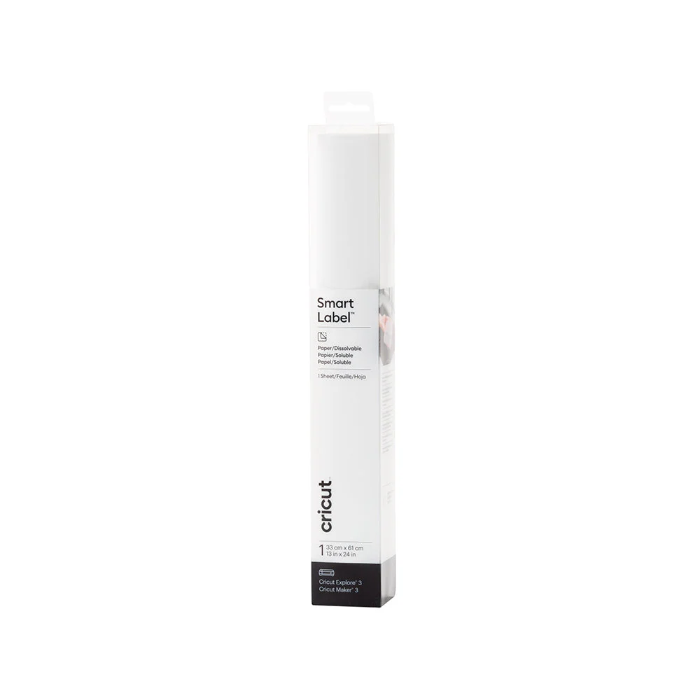 Papel Soluble al Agua Smart Label Paper 33x61 Cricut