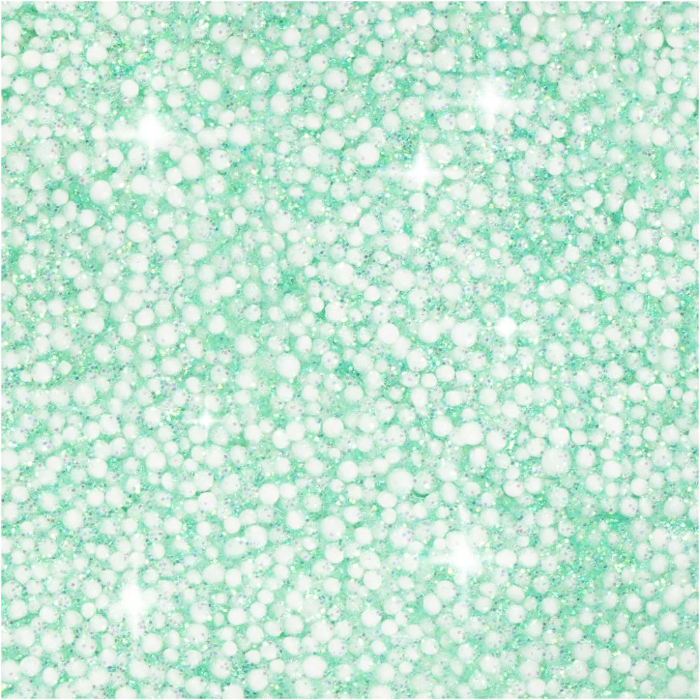 Pasta de Modelar Verde Claro Purpurina Foam Clay 35 gr - Image 2