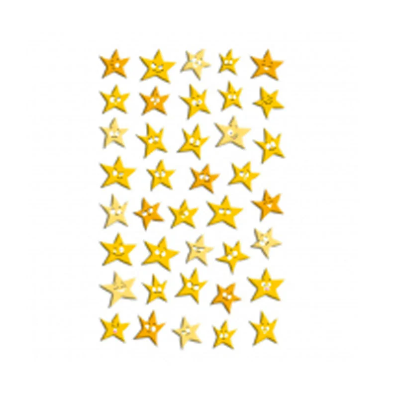 Pegatinas Cooky Estrellas Doradas 7,5x12cm Maildor