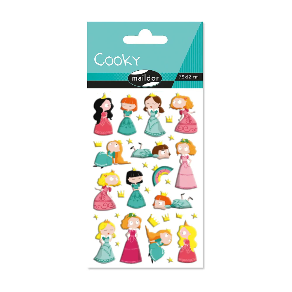 Pegatinas Princesas Cooky Maildor