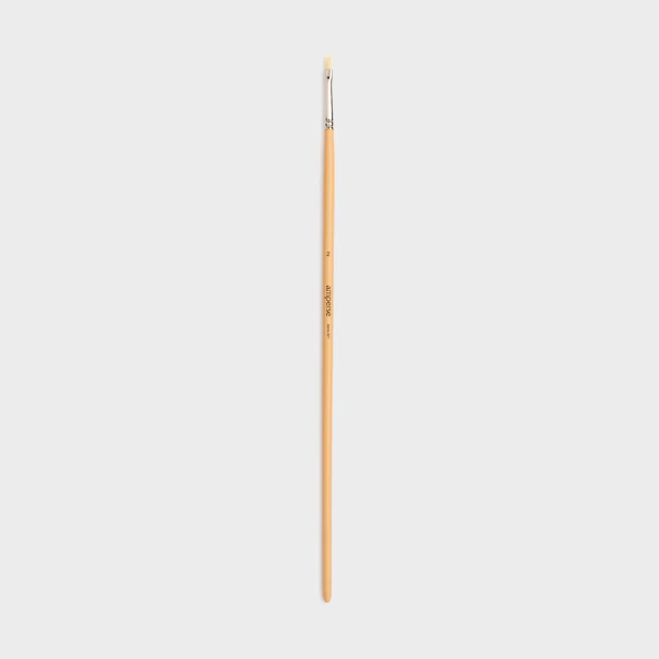 Pincel para Pintura Acrílica con Punta Plana de Fibras Naturales de Amperse - Image 2
