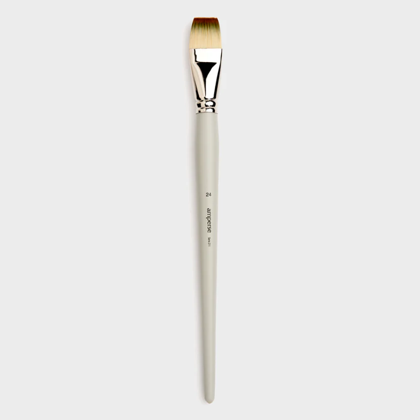 Pincel para Pintura Acrílica Sintético con Punta Plana de Amperse - Image 12