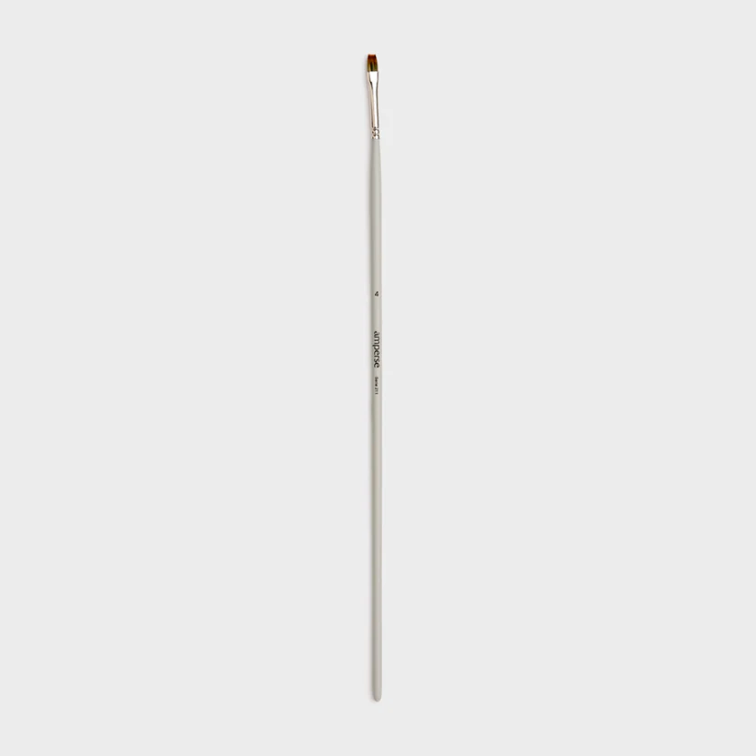 Pincel para Pintura Acrílica Sintético con Punta Plana de Amperse - Image 4