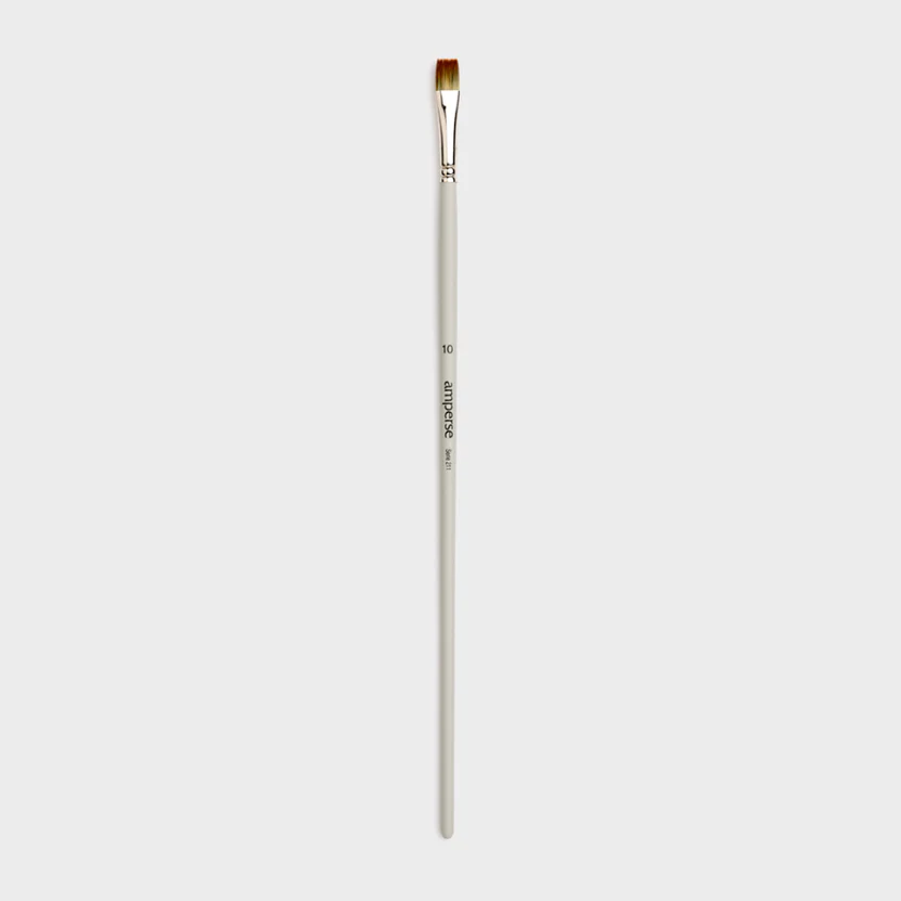 Pincel para Pintura Acrílica Sintético con Punta Plana de Amperse - Image 7