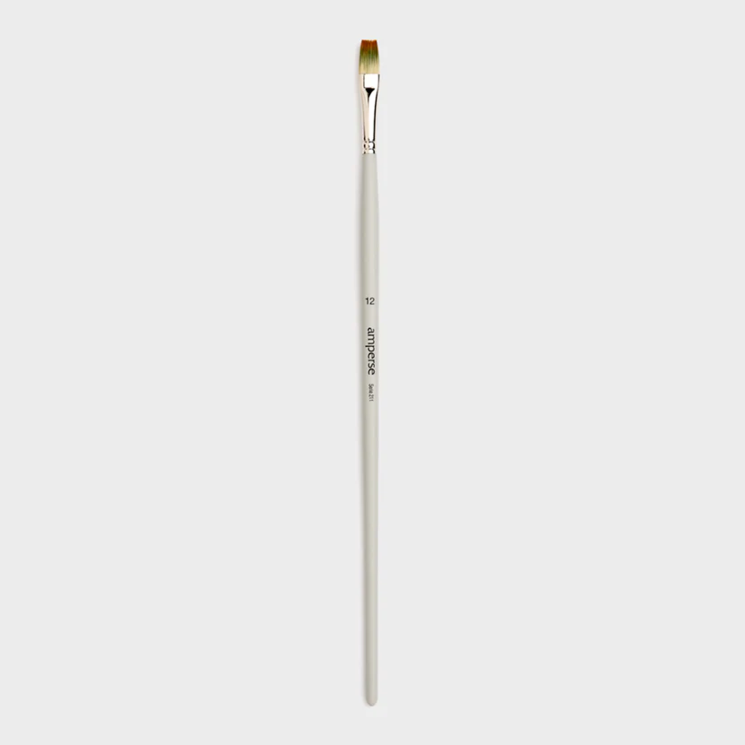Pincel para Pintura Acrílica Sintético con Punta Plana de Amperse - Image 8