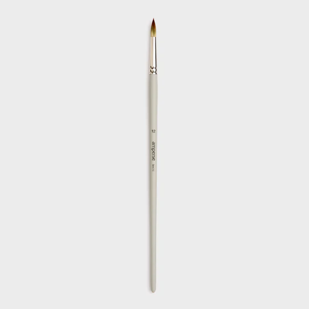 Pincel para Pintura Acrílica Sintético con Punta Redonda de Amperse - Image 7