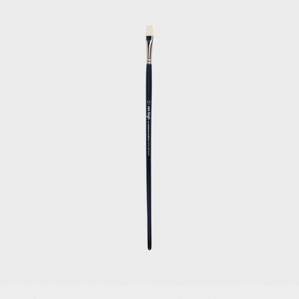 Pincel Plano Cerda Blanca Mango Largo S 210 Van Gogh - Image 9